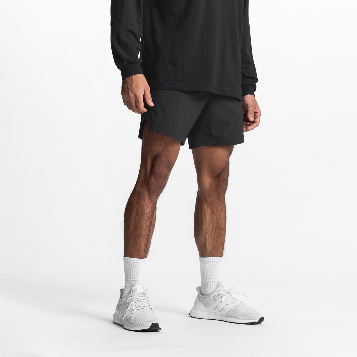 Single-Layer Breathable Quick-Dry Men's Summer Training Nylon American Basketball Shorts Knee-Length Fitness Shorts