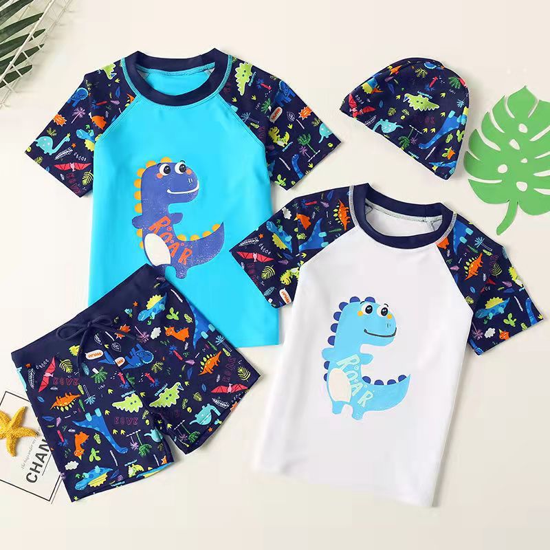 Children's Swimwear Boys and Girls Split Swimming Suit Swimming Trunks Suit Small, Middle and Big Kids Students Boys and Girls Swimming Equipment