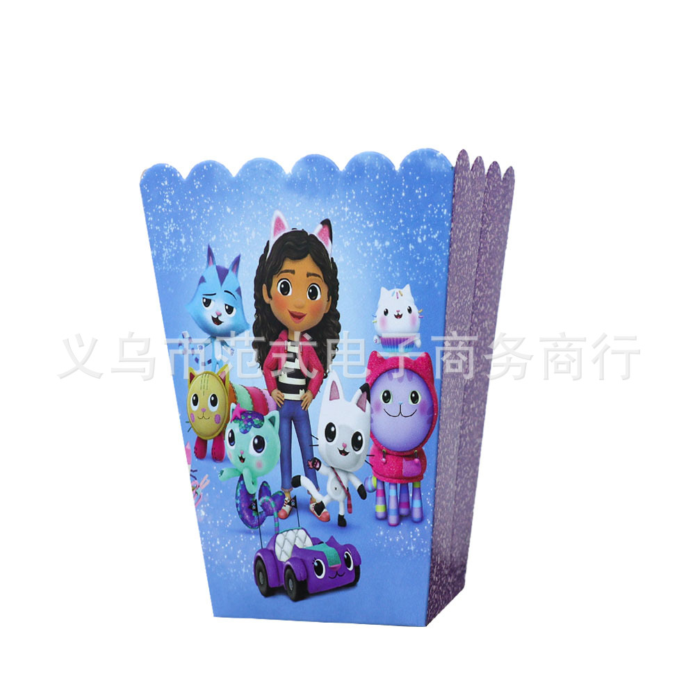 Picture of Gaby doll paper tray paper cup paper towel rice flower box tablecloth pennant Gaby doll disposable birthday tableware