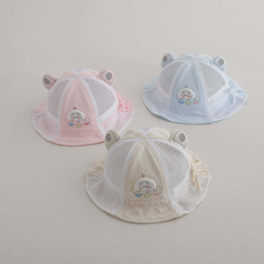UFO Baby Baby Hat Summer Mesh Fisherman Hat Baby Breathable Sunscreen Hat for Boys and Girls Sunshade Hat Cute