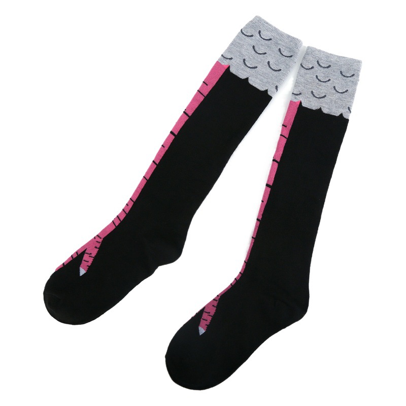Funny Chicken Feet Socks Chicken Feet Socks Skinny Home Fitness ins Trendy Over-the-Knee Long Socks