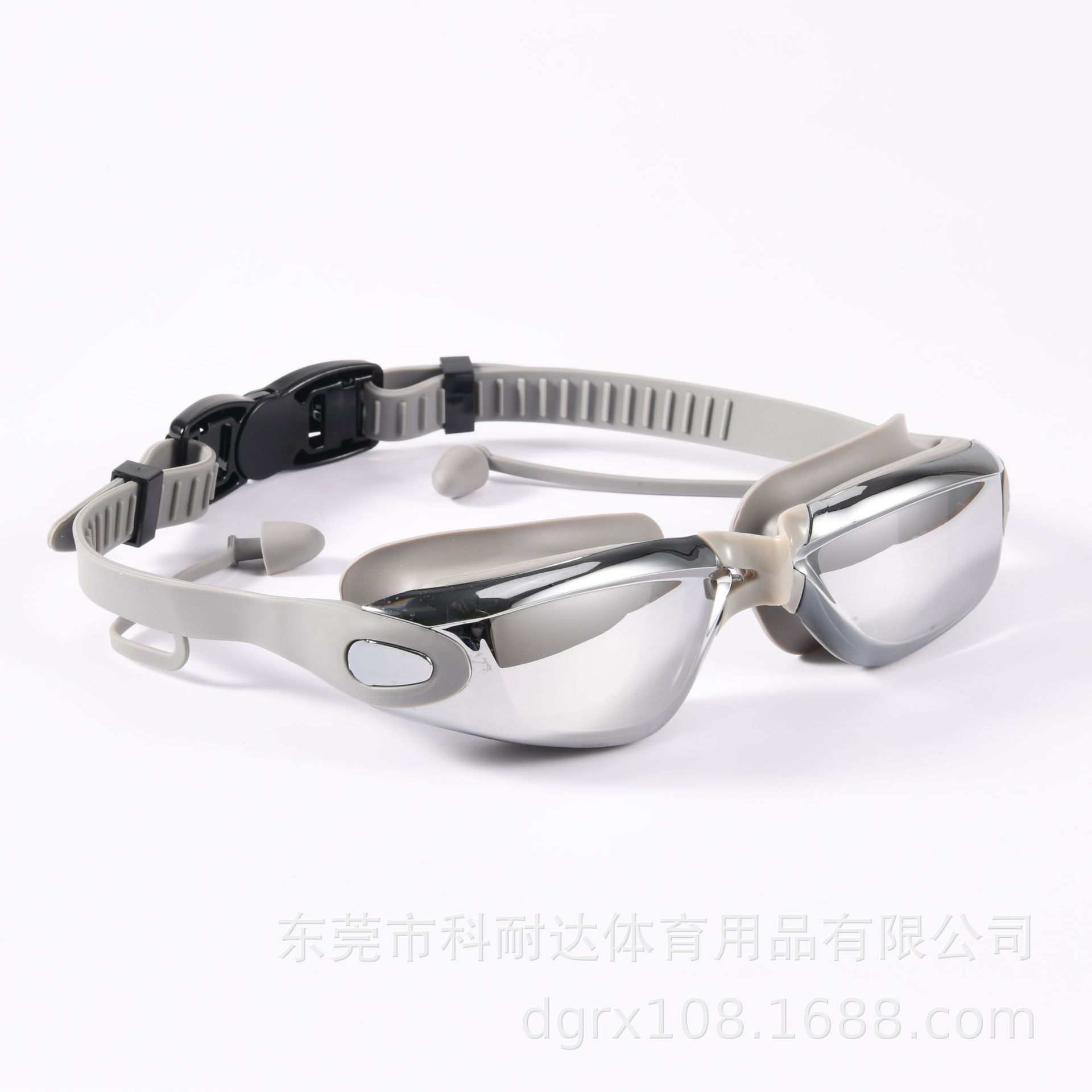 Picture of Swimming Goggles Wholesale Waterproof Anti-fog HD Flat Light Myopia Adult Swimming Glasses Large Frame Swimming Goggles