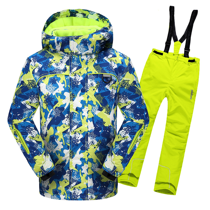 Picture of Cross-border e-commerce Phoebe Elephant Children's Ski Suit Warm Jacket Outdoor Thickened Waterproof for Boys and Girls