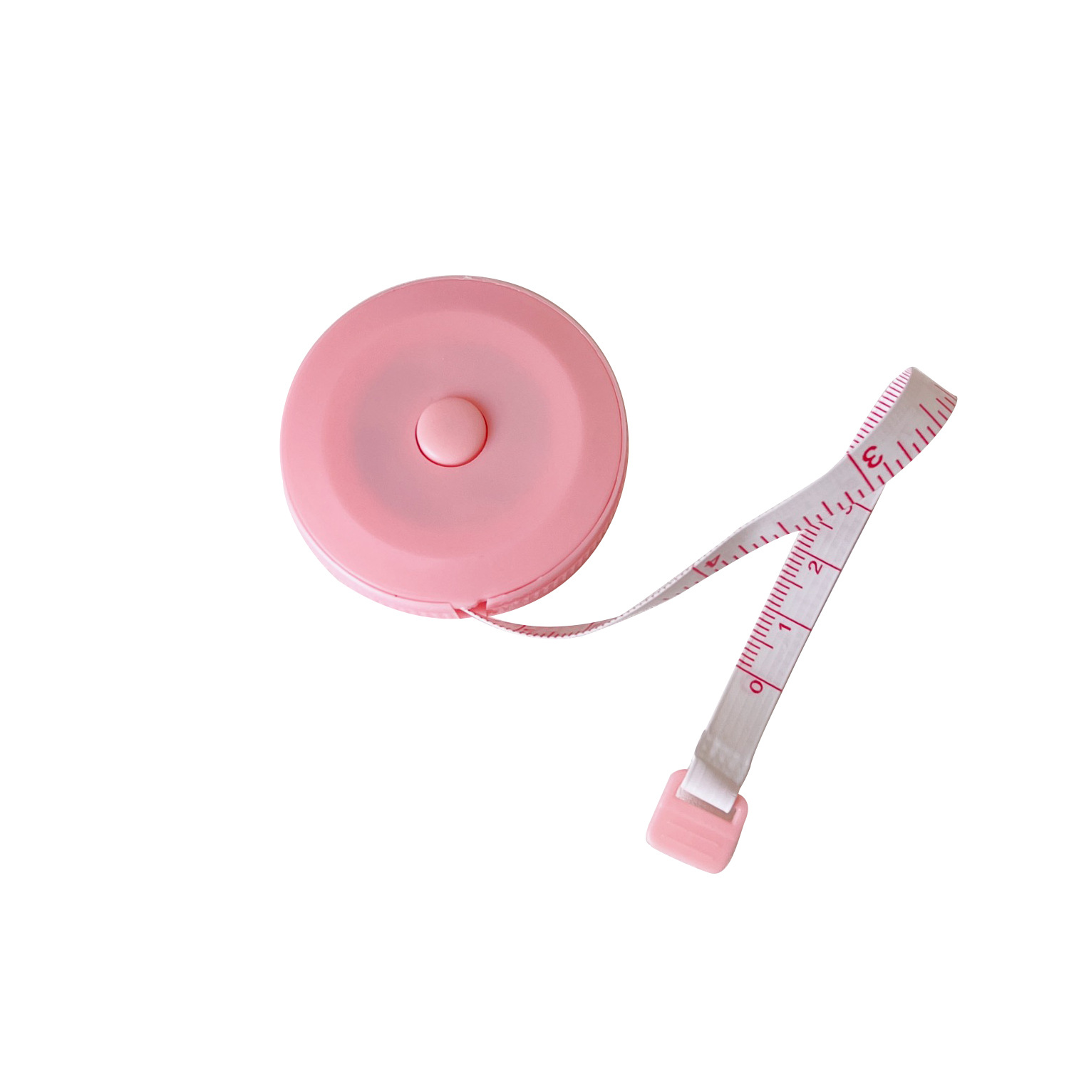 Picture of Mini portable tape measure measuring clothes 1.5m tape measure waist circumference hip circumference cute cartoon measuring three circumference ruler soft ruler students