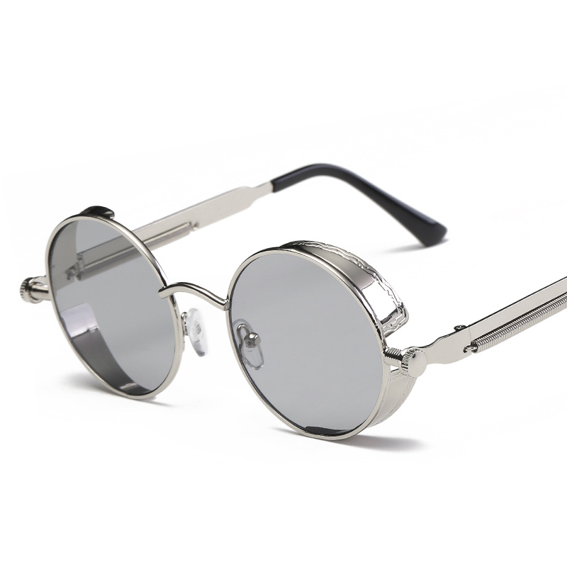 Picture of Steampunk Glasses New Fashion Round Sunglasses European and American Retro Glasses Trendyy Sunglasses for Men and Women