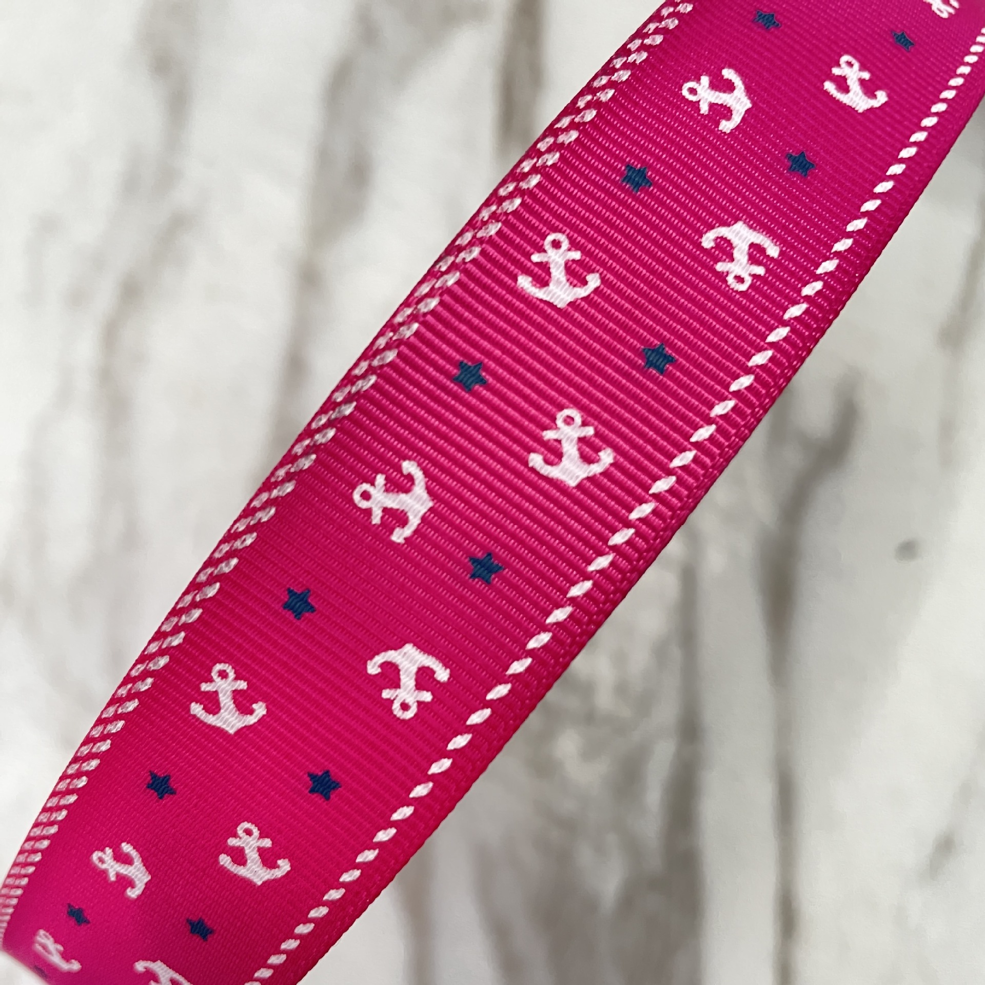 Picture of Ribbon manufacturers bow ribbon British wind Navy wind sea anchor rib printing belt wholesale