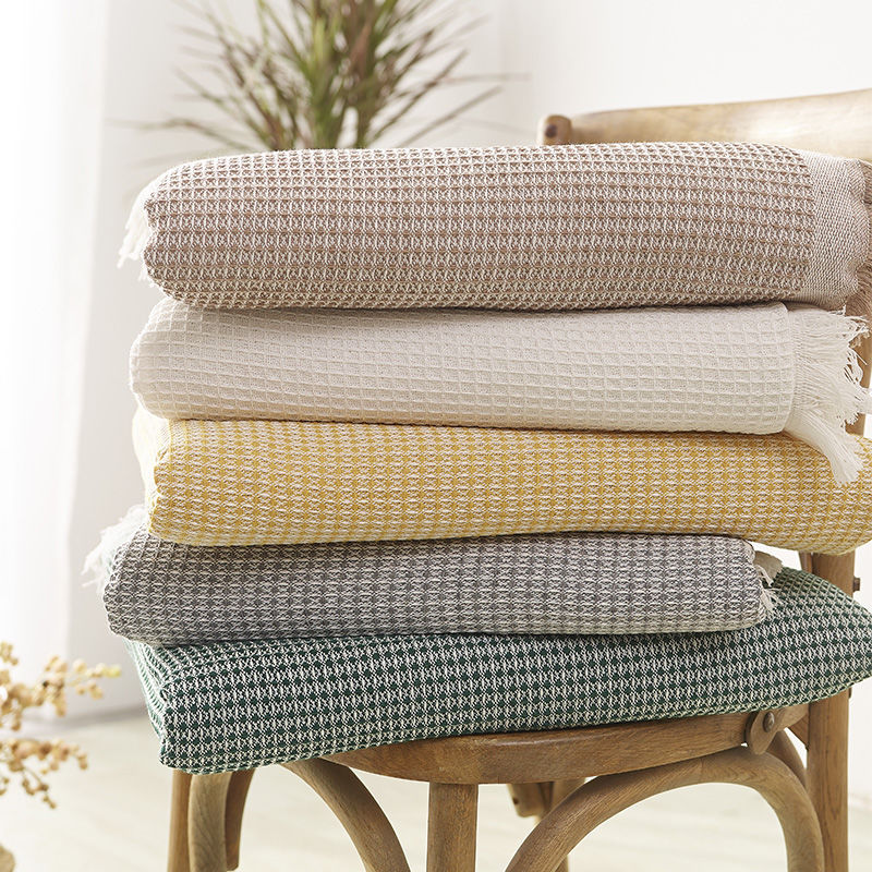 Ins Style Simple Sofa Towel Sofa Blanket Cover Cotton Yarn Cover Cloth Cover Sofa Cover CoverOne Piece Wholesale Factory