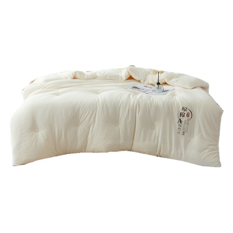 Maternal and Infant Grade Class a Raw Cotton Soy Fiber Quilt Core Autumn and Winter Thickeneded and Warm Japanese-Style Cotton Student Dormitory Soybean Quilt