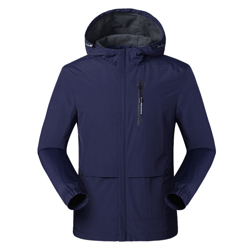 Picture of Spring, Autumn and Summer Outdoor Jacket Men's Single-Layer Thin Casual Clothing Jacket Breathable Windproof and Rainproof Jacket Mountaineering Clothing