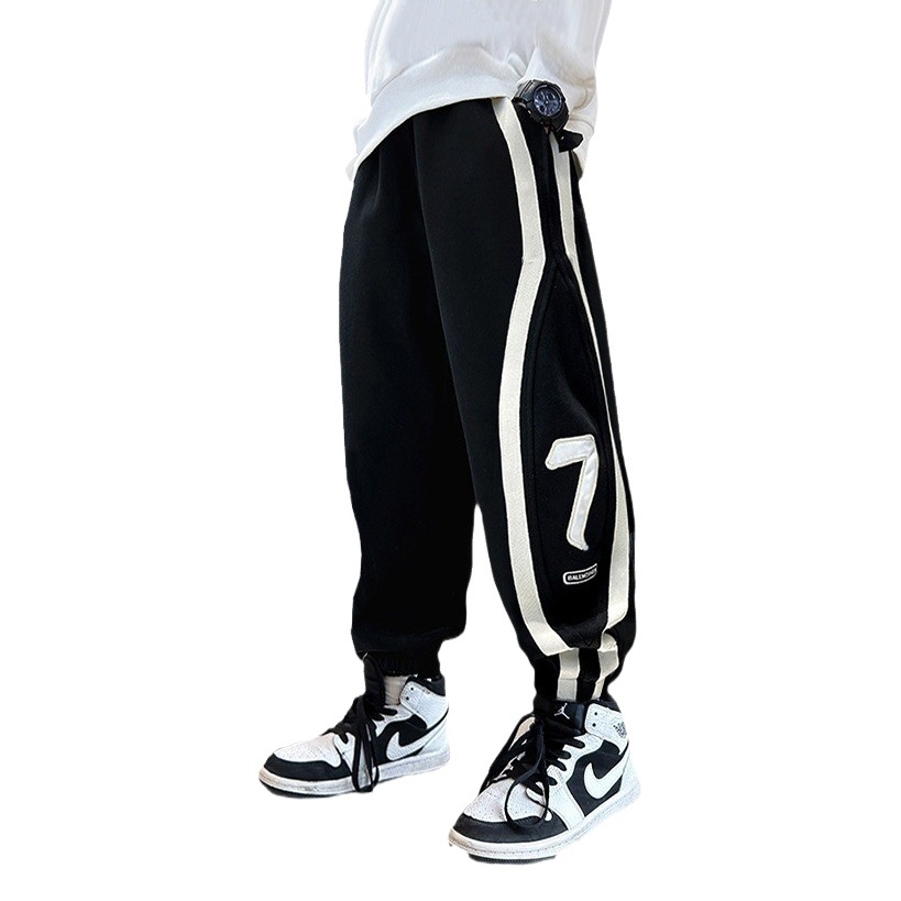 Boys' Lightweight Pants Spring and Autumn 2025 Children's Long Pants for Older Students Trendy Korean Style Sports Pants