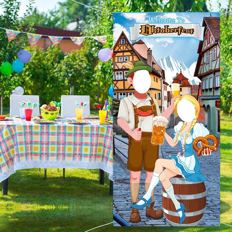 Picture of 2023 New Amazon Germany Munich Beer Festival Party Fabric Background Large Banner Spot