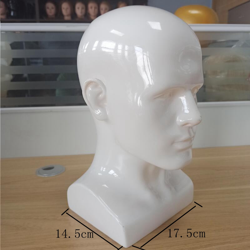 Picture of Wig Model Head Display Hat VR Glasses Men's Dummy Head Shopping Mall Shelf Swimming Goggles Display Model Head Model