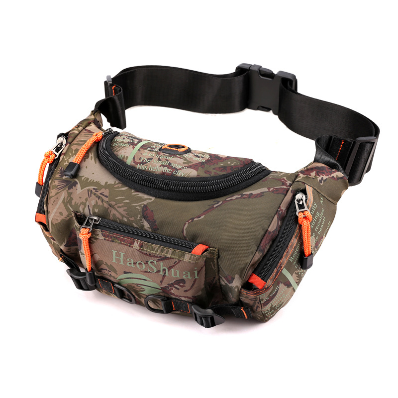 Picture of New Multifunctional Outdoor Waist Bag Sports Men's Shoulder Crossbody Bag Waterproof Chest Bag Cycling Climbing Large Capacity Waist Bag