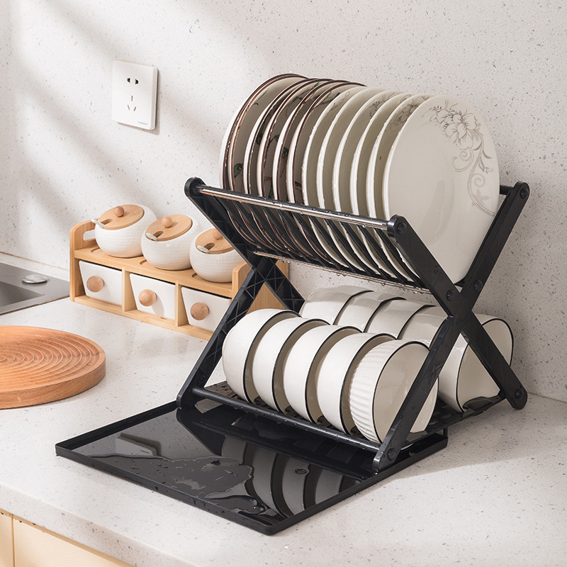 Kitchen Sink Storage Rack Countertop Bowl and Dish Storage Rack Multifunctional Dish Rack Dish Rack for Sink Dish Rack