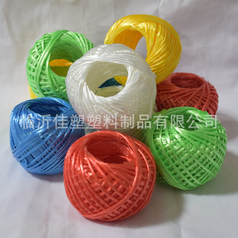 Linyi Jia plastic twisting binding ball binding thin thread pp plastic ball new material production color can be more than 12 one-in-one package