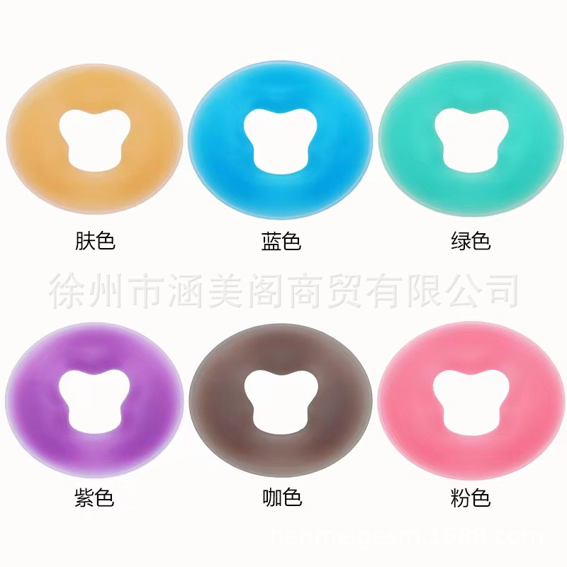 Picture of Factory Wholesale Hard Bottom Round Beauty Salon Face Pillow Washable Waterproof Pillow Soft Pillow for Beauty Bed SPA Pillow