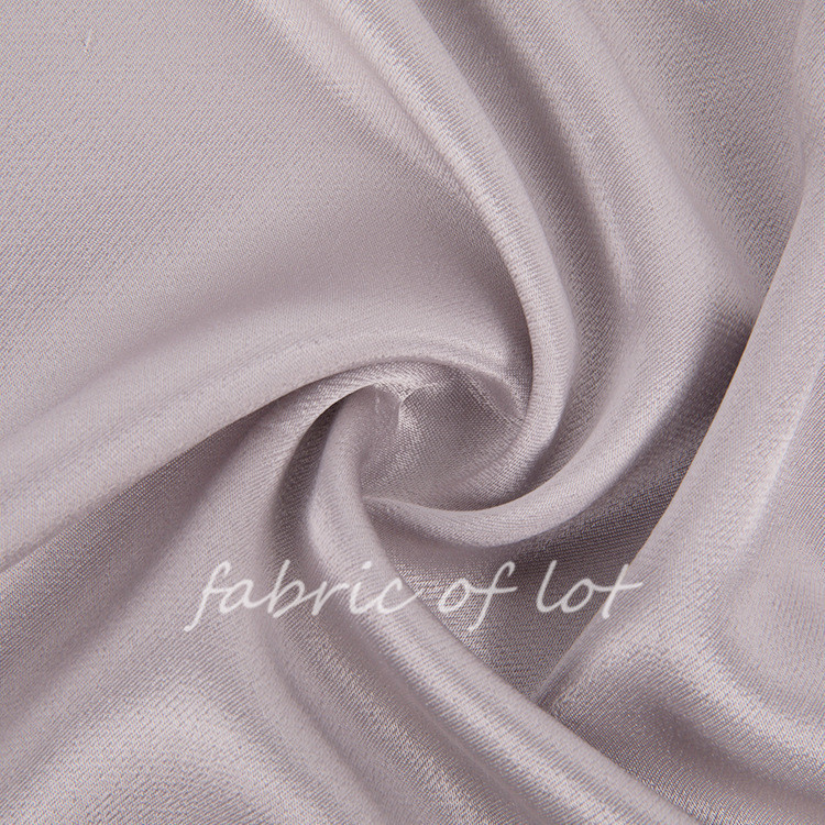 [Ready Stock] 12537 # Rayon Rayon Satin Woven Fabric Women's Glossy Shirt Dress Pants Material
