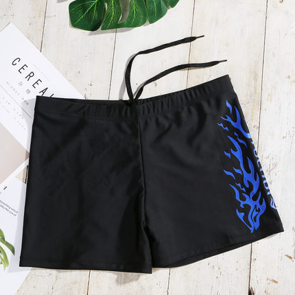 Picture of Adult Men's Swimming Trunks Comfortable Corner Shorts Plus Large Size Quick-drying Swimming Equipment Men's Swimsuit Swimming Trunks