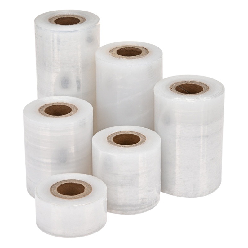 pe Wrapping Film Small Roll 5cm6cm Grafting Film Wire Film Packaging Film Stretch Industrial Fresh-keeping Take-away Sealing Film