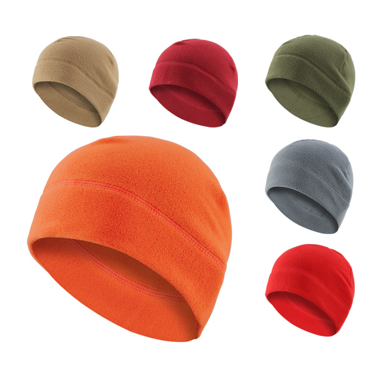 Winter Warm Hat for Mountaineering, Cycling, Running, Sports, Fleece-Lined Thickened Fleece Hat, Outdoor Windproof Ski Hat, Cross-Border