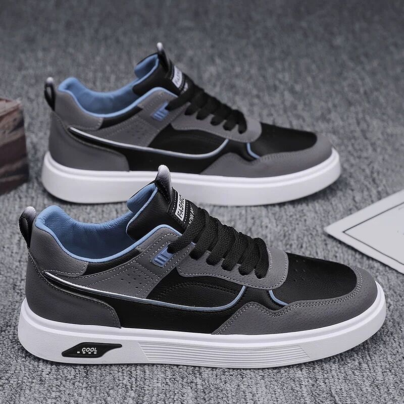 Casual Sports Breathable Men's Trendy Shoes New Arrival 2024 Summer Students All-Match White Shoes Teenagers Fashion Board Shoes for Men