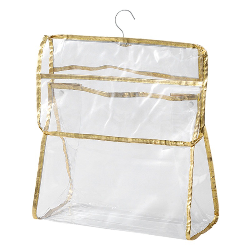 Bathroom Transparent Waterproof Toiletry Hanging Bag Hanging Clothes Towel Storage Bag Student Dormitory Underwear Dust Bag