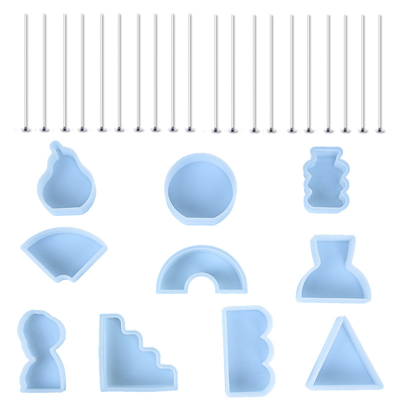 Picture of Triumphant diy geometric shape candle aromatherapy silicone mold making creative soy wax INS home decoration