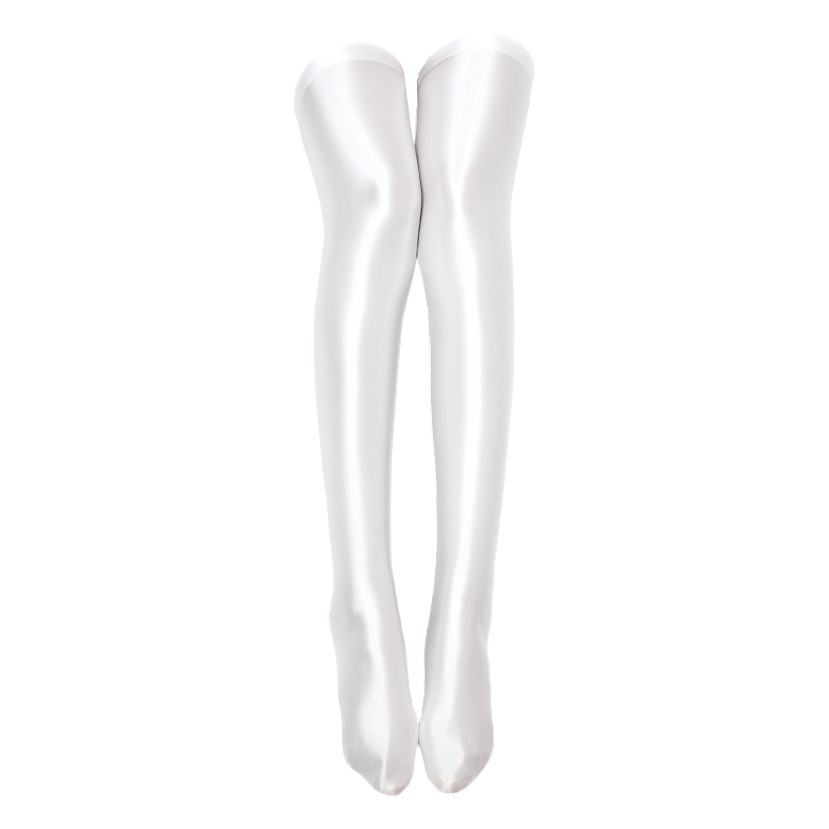 Stockings Gymnastics Clothes Dance Clothes Glossy Silky Multicolor Japanese Stockings High-Barrel Two-Dimension Half-Knee-Over-Knee Socks