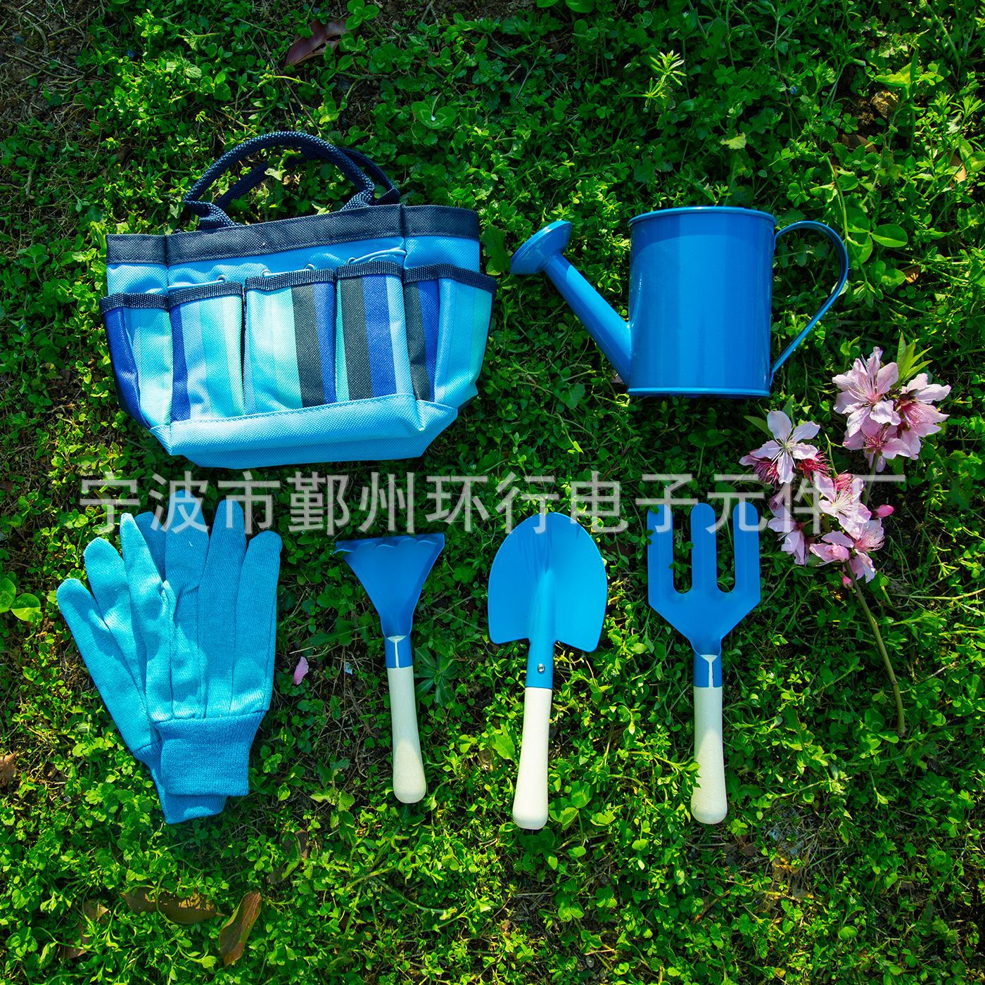 Picture of Amazon cross-border children's new garden kneeling stool weeding children's beach toys gift gardening tools set