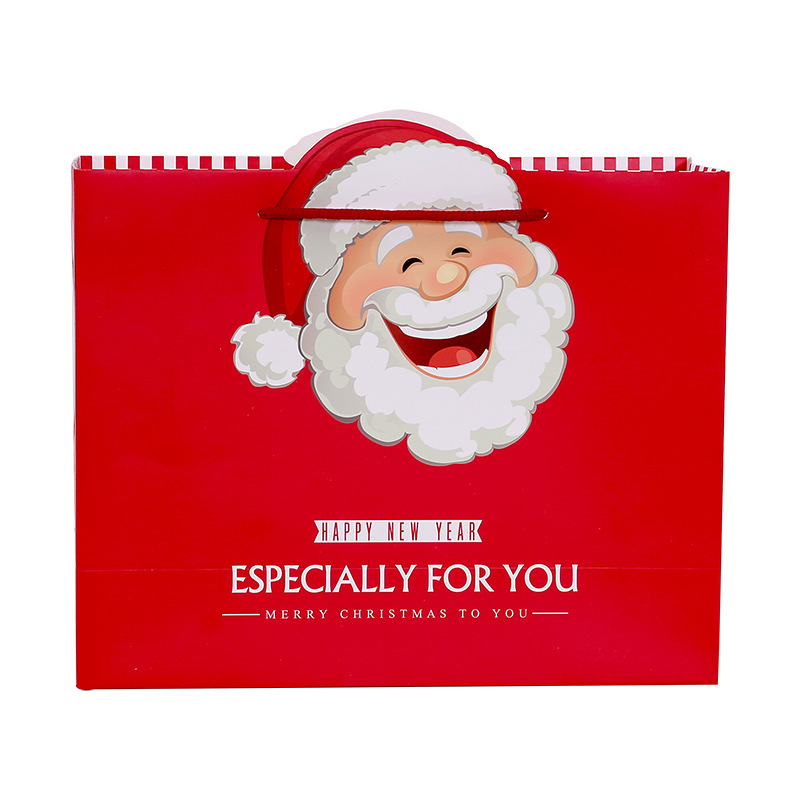 Christmas Gift Bag Santa Claus Handbag Gift Bag Exquisite Christmas Paper Bag Apple Box Handbag
