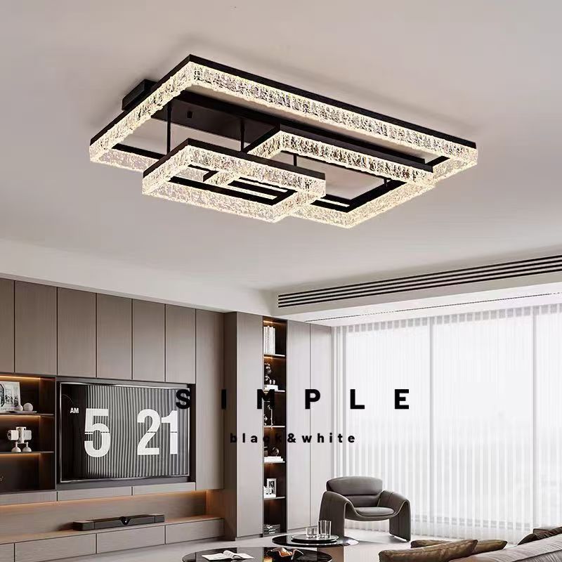Picture of Internet Celebrity Living Room Lamp Ceiling Lamp Simple Atmospheric Home Italian Style Light Luxury Ice Crack Bedroom Lamp
