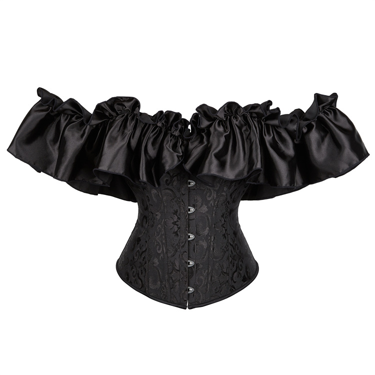 New Jacquard with Satin Lace Court Women Body Shaping Clothes Amazon AliExpress Cross-border E-Commerce Source