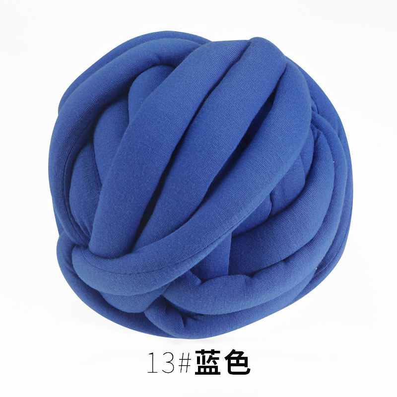 Picture of Heart-filling cotton warm velvet cotton Iceland wool DIY hand-woven hook blanket carpet cover blanket dog kennel cat nest cushion basket basket bag
