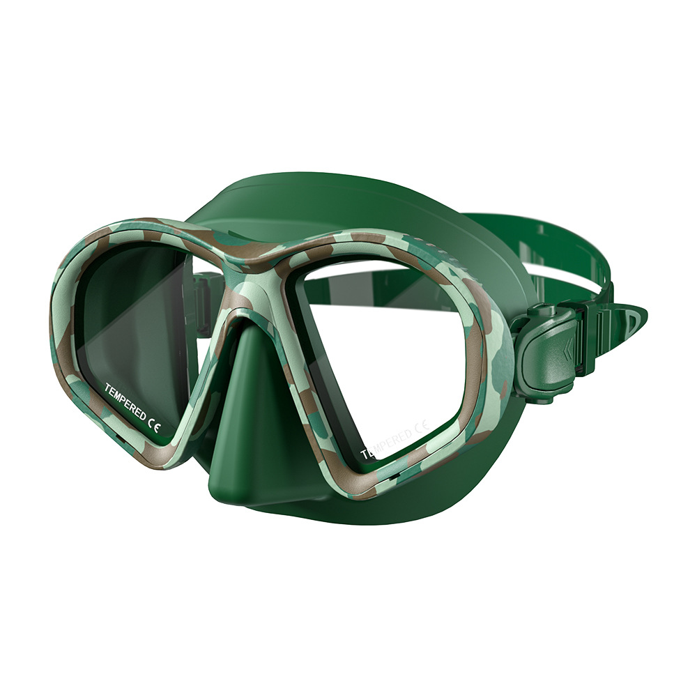 Picture of Free diving glasses myopia lens diving mirror camera bracket silicone snorkeling mirror snorkeling equipment
