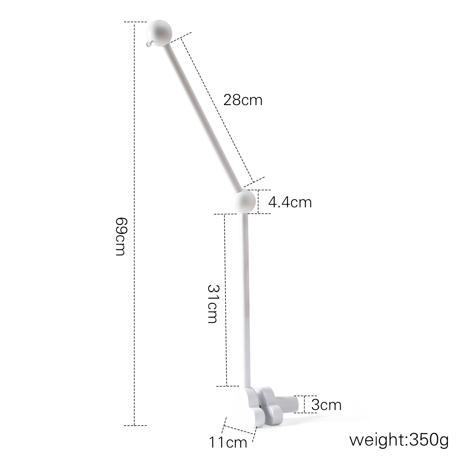 Picture of Amazon Simple Baby Bed Bell Wooden Bracket Mosquito Net Hanging Pole Bed Bell Accessories Newborn Comfort Bed Bell Bracket