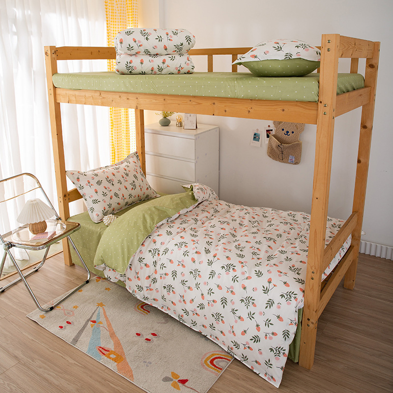 Picture of Bedding Set for Student Dormitory, Single-Person Quilt, Complete Six-Piece or Eight-Piece Set, Double-Person Warm Quilt Core, Full Mattress Set