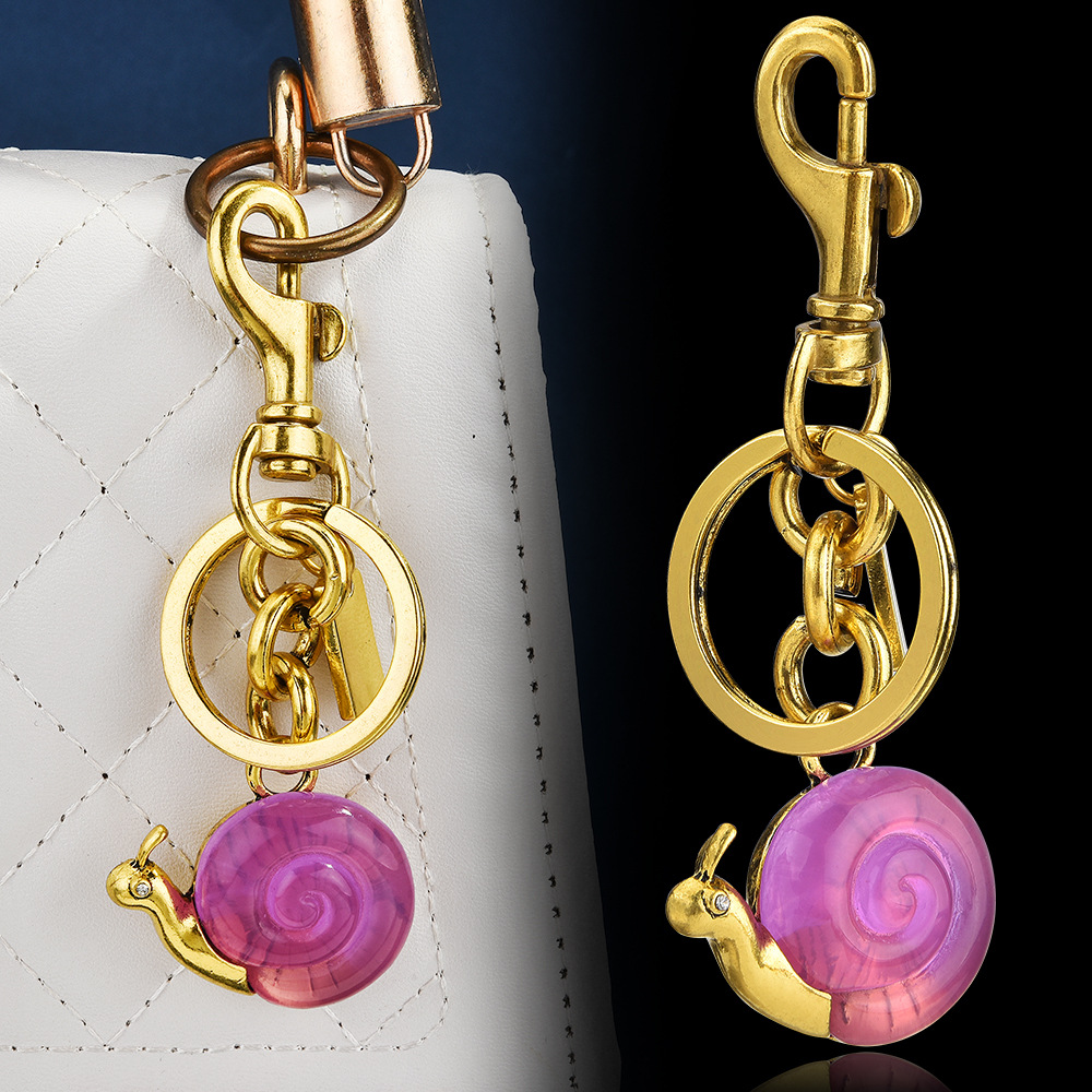 Cross-border hot snail bag pendant fashion personality key chain pendant pendant jewelry wholesale support cross-border hair generation