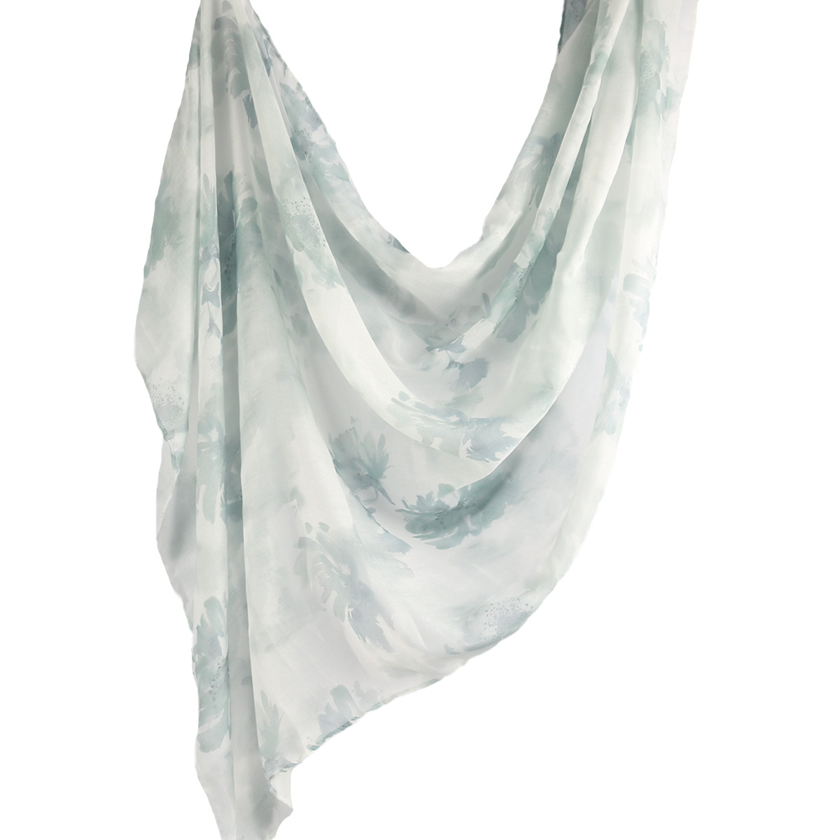 Picture of Best-Selling Watercolor Tie-Dye Cotton Scarf Arabian Satin Polyester Long Scarf Turkish Middle Eastern Scarf