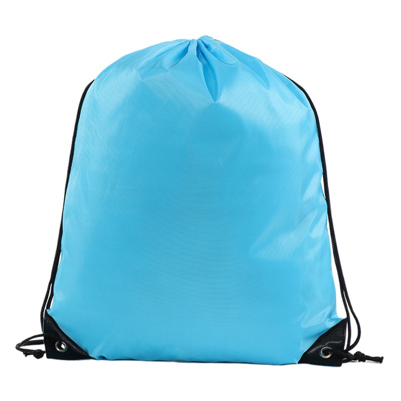 Polyester 210D polyester cloth drawstring bag in stock nylon drawstring bag drawstring backpack bag printing backpack drawstring bag