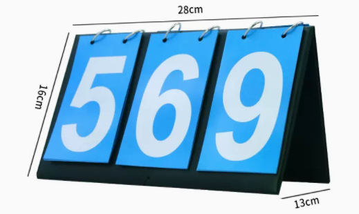 Picture of Competition Scoreboard Three-Digit Football Multi-Functional Basketball Scoreboard Table Tennis Scorer Four-Digit Scoreboard