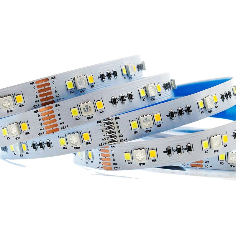 24V low voltage patch rgbcw5050rgbcct strip RGB5 in 1 white warm two-color warm led strip wholesale
