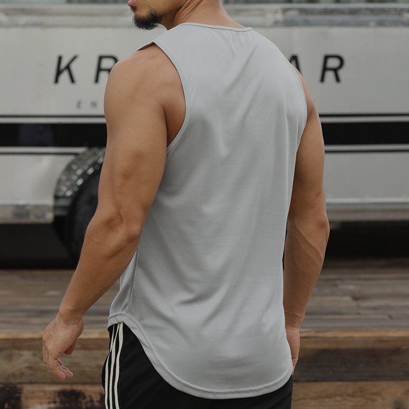Summer Marathon Quick-Drying Sports Vest Men's Sleeveless Vest Running Training Basketball Loose Fitness Vest