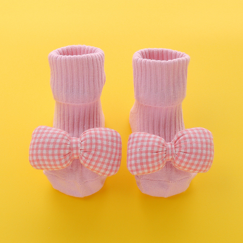 Picture of Newborn baby socks class a cotton spring and autumn non-slip boys and girls baby cartoon doll tube floor socks wholesale 1