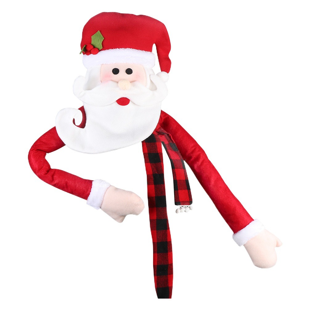 Christmas Decoration Supplies Santa Claus Home Christmas Tree Decoration Santa Claus Tree Top Star