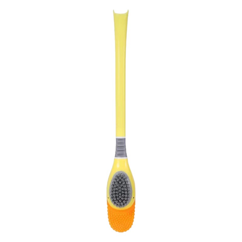 [Patented Authentic] New Diving Cartoon Duck Silicone Toilet Brush Home with Base Cleaning Set Bathroom