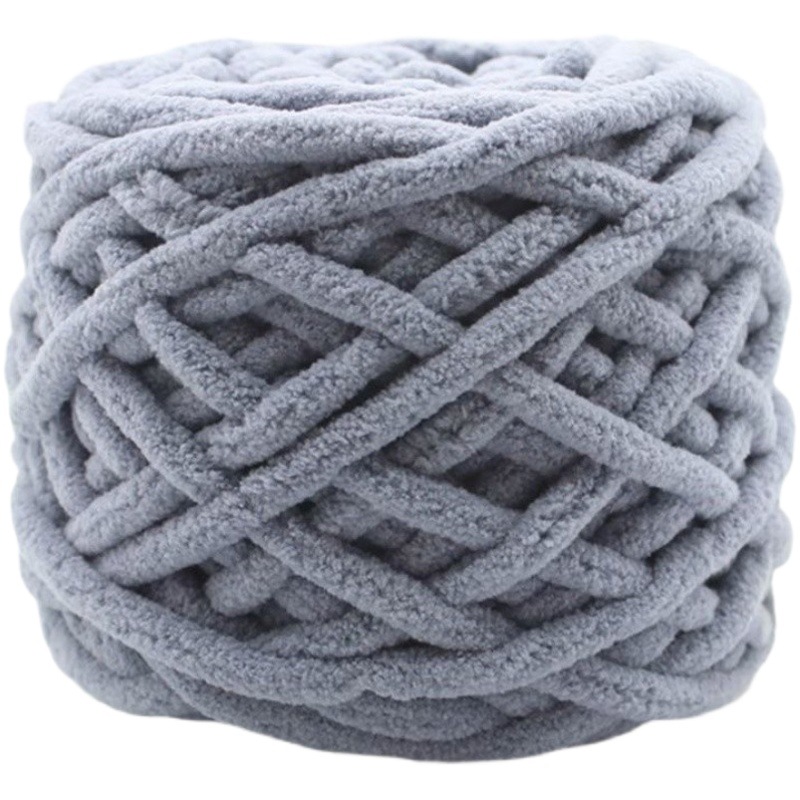 Wool knitting ice thread coarse wool handmade diy knitting scarf wool group crochet hook slippers thread soft