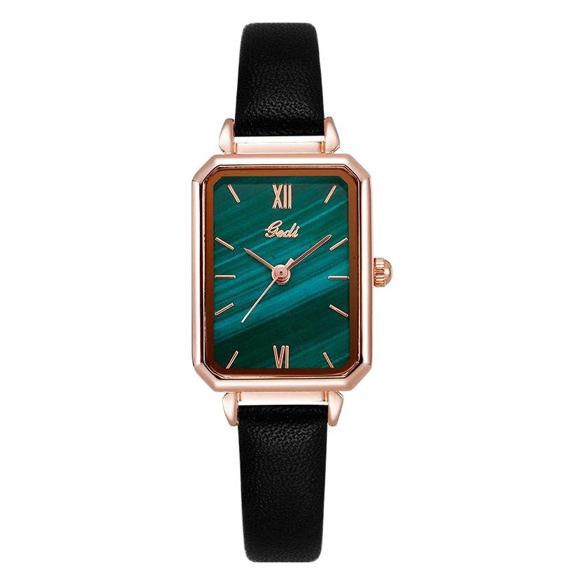 Goldie British Style Fashion Malachite Texture Student Watch Waterproof Quartz Ladies Watch Wholesale Large Dial