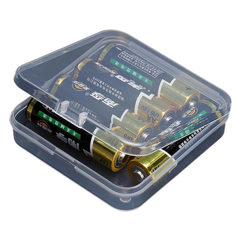 Square Plastic Box Transparent Stationery Storage Box Pp Mobile Phone Tool Box Parts Box Component Accessories Box A69