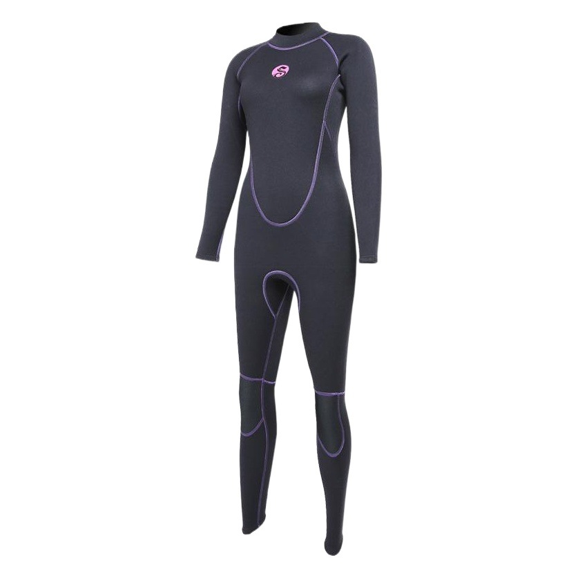 SLINX diving suit one-piece 3mm jellyfish suit thick long sleeve swimsuit warm surfing suit sunscreen women's beach