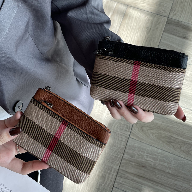 Foreign Trade Cross-border Small Wallet Women's Coin Purse Zipper Small Mini New 2025 Explosion Genuine Leather Fashion Niche